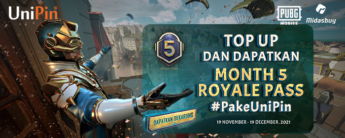 Dapatkan Royale Pass M5 Mirror Realm PUBGM terbaru di UniPin!